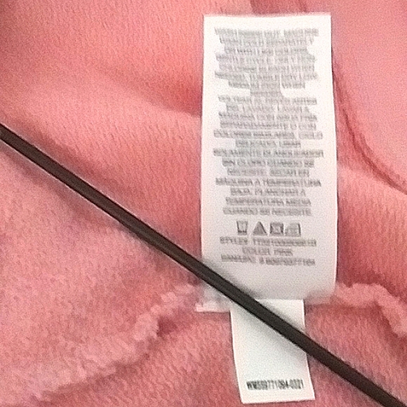 Tie-Dyed Mauve Sweatpants with Drawstring cord (no elastic) with Cuffs W 12-14 - Picture 8 of 8